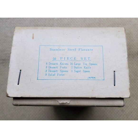 INTERPUR INR2 Japan Stainless Steel MCM Danish Flatware Original BOX ONLY - Picture 5 of 7